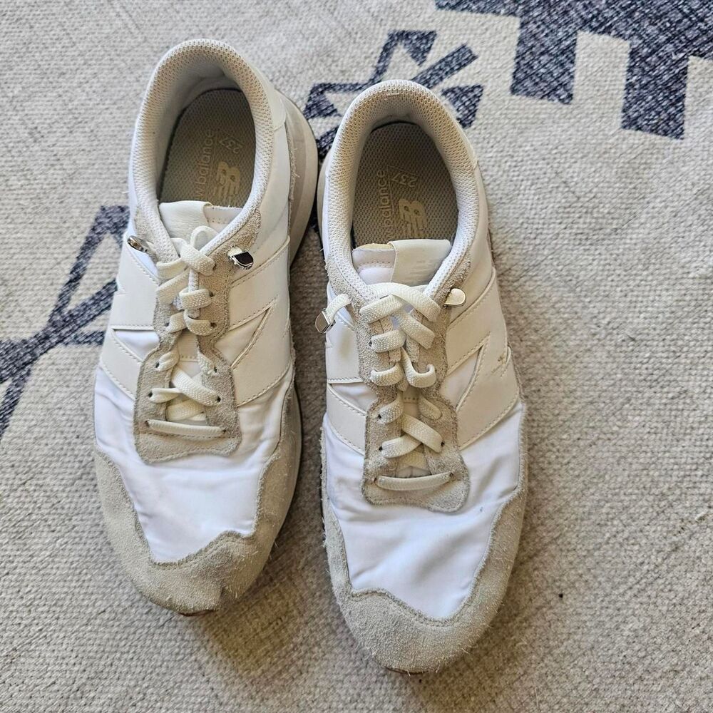 New-balance Women's Grey and White Trainers